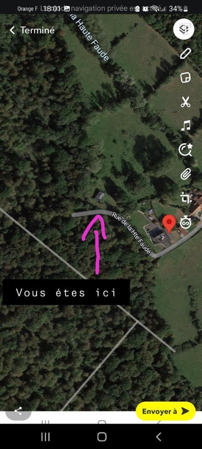 Chalet De La Haute Faude Wirwignes 外观 照片